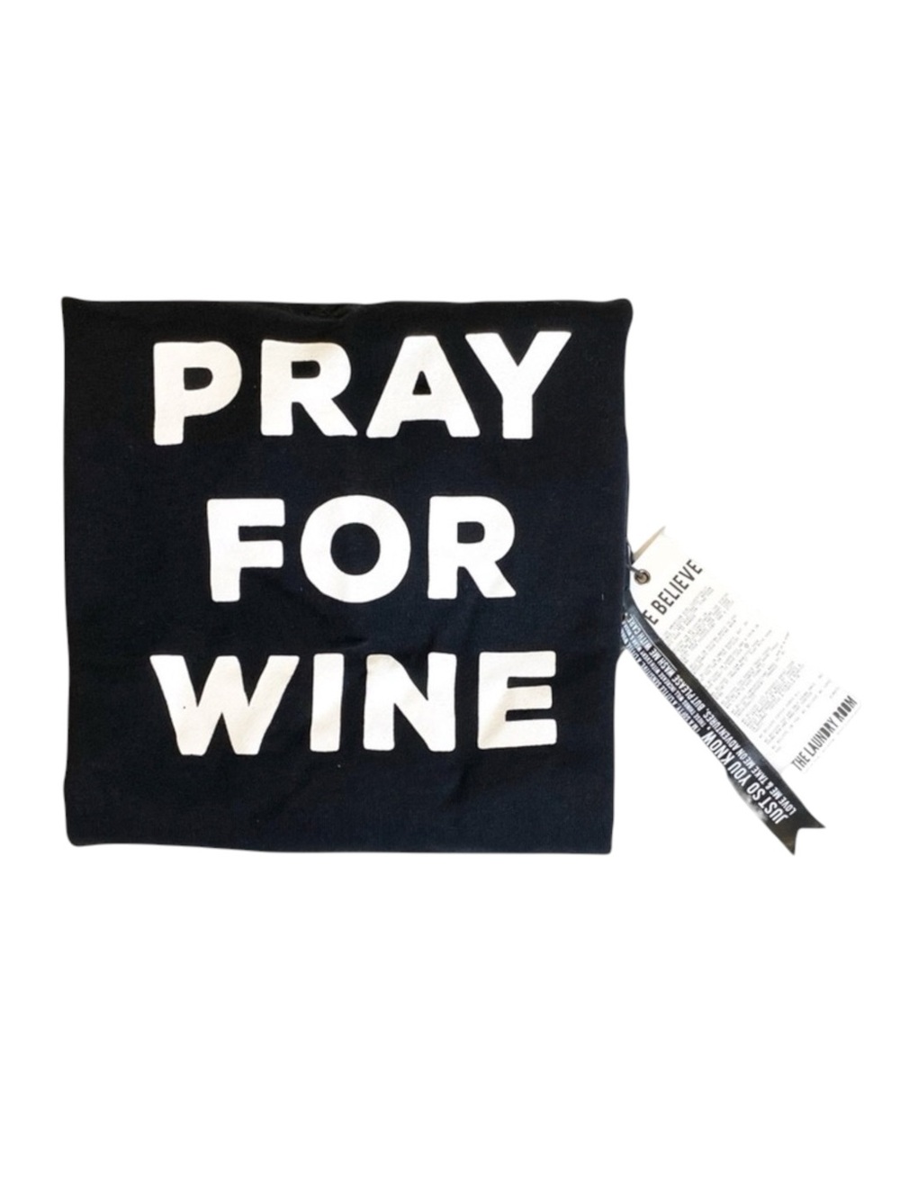 new The Laundry Room ☻︎ Super Soft Pray 4 Wine Graphic Sweatshirt ☻︎ Jet Black S - Picture 10 of 16